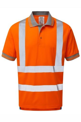 Picture of PULSAR® PROTECT HV Orange Polo Shirt