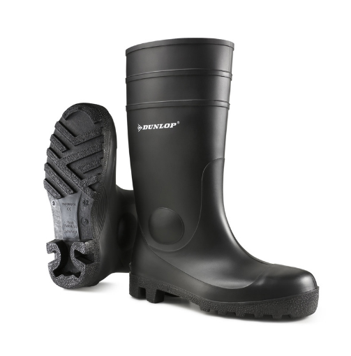 Picture of Dunlop Protomaster Full Safety Wellington Boots Black 