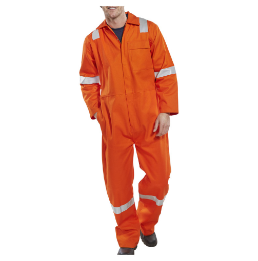 Picture of Beeswift Fire Retardant Nordic Design Boilersuit in Orange