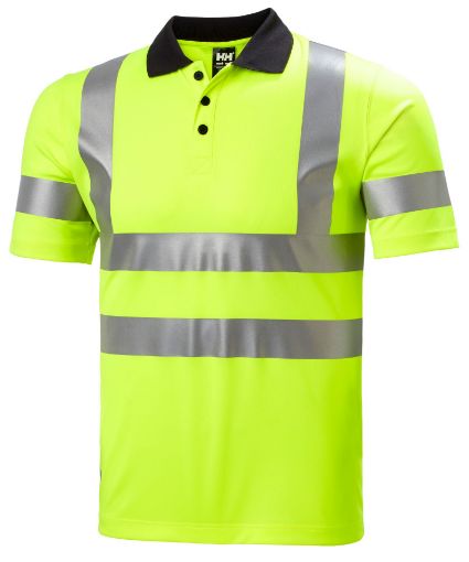 Picture of Helly Hansen Yellow Addvis Polo Shirt - 79091