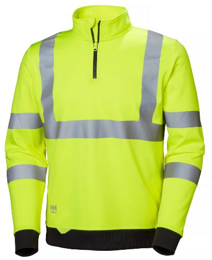 Picture of Helly Hansen Addvis Yellow Half Zip Sweatshirt - 79096