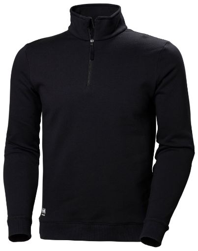 Picture of Manchester Half Zip Sweatshirt -  Black 991 