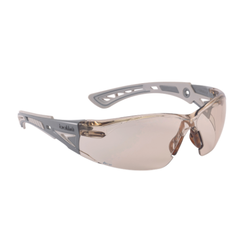 Picture of Bolle RUSH+ Platinum & Anti-Fog Copper Lens Safety Glasses - RUSHPCSP