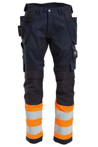 Hi-Vis-Craftsman-Stretch-Trousers-Navy-and-Orange