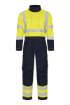 Yellow-flame-retardant-boilersuit-with-reflective-tape-for-safety