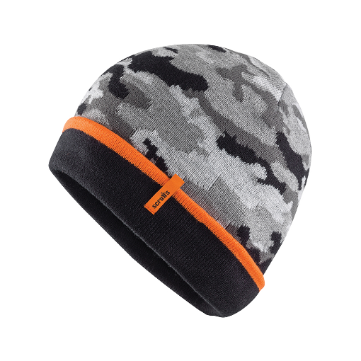 Scruffs-Trade-Camo-Beanie-Grey-One-Size