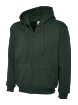 adults-classic-full-zip-hooded-sweatshirt-Bottle-Green