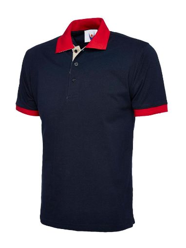 Contrast-Poloshirt