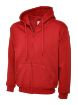 Adults-Classic-Full-Zip-Hooded-Sweatshirt-Red