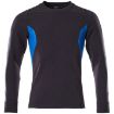 Mascot Accelerate Sweatshirt 18384 Dark Navy/Azure Blue