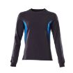 Mascot Accelerate Sweatshirt 18394  - Dark Navy/Azure Blue