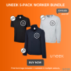 Uneek 5-Pack Worker Bundle