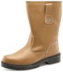 Picture of Tan Leather Warm Lined Safety Rigger Boot