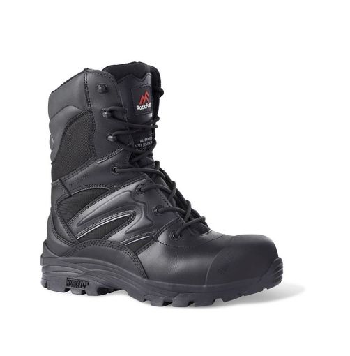 Picture of Rock Fall RF4500 Titanium High Leg Waterproof Safety Boot with Side Zip